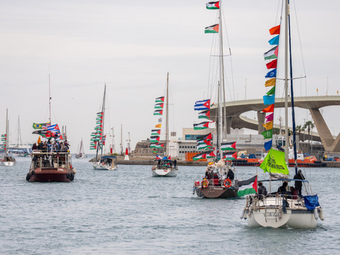 Départ à Barcelone d'une nouvelle flottille pour Gaza