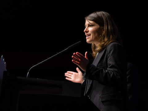 La coprésidente du PS, Mattea Meyer, de retour au Palais fédéral