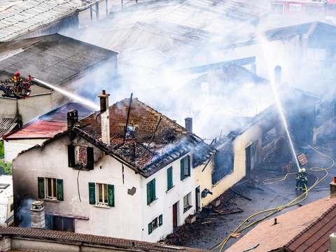 L'auteur présumé de l'incendie de Saxon a été interpellé