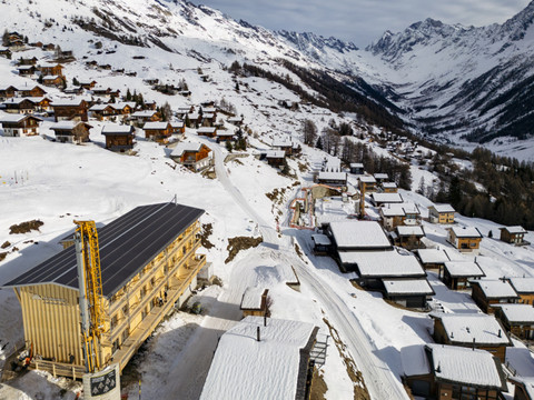 Le nouvel hôtel situé au-dessus de Blatten a été primé