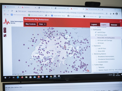 Séisme de magnitude 4, enquête sur la stabilité des roches (SG)