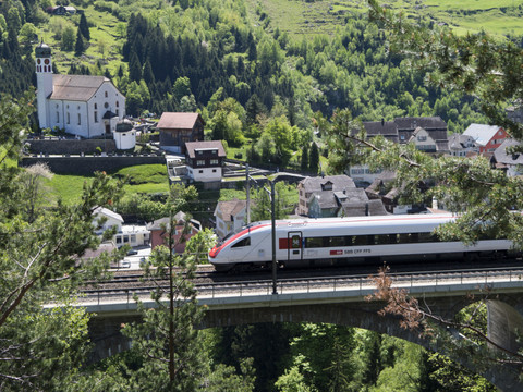 Ascension et Pentecôte: davantage de trains traversant le Gothard