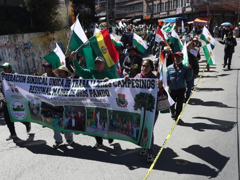 Bolivie: des indigènes d'Amazonie à La Paz contre une loi foncière