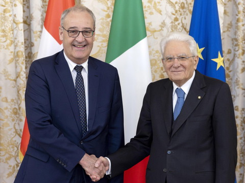 Parmelin à Rome: 