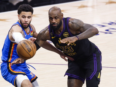 Les Lakers de LeBron James éliminés par le Thunder