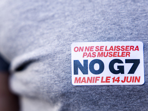 La coalition NoG7 veut manifester autour de la rade de Genève