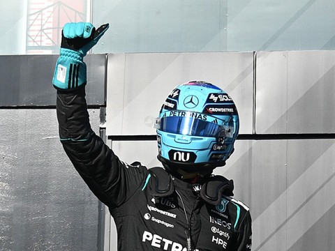 Russell s'élancera en pole position de la course sprint