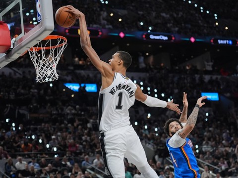 Les Spurs dominent le Thunder et reviennent à 2-2