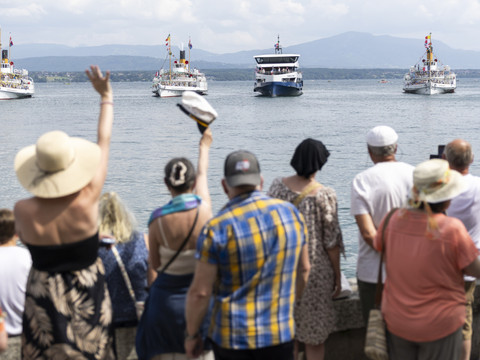 Nyon: la parade navale de la CGN a réuni plus de 8000 personnes