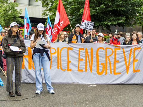 La fonction publique en grève et dans la rue à Genève