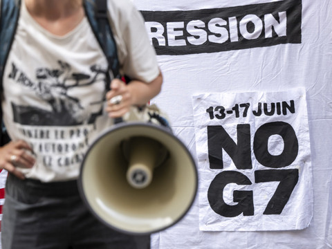 No G7 s'inquiète de la sécurité de la manif sur le parcours imposé