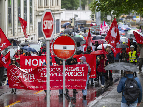 Fonctionnaires genevois: troisième jour de grève et de manif