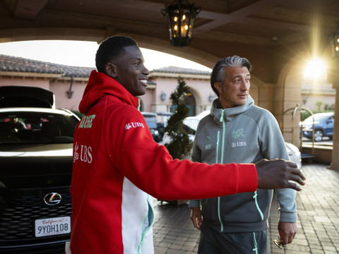 Breel Embolo a rejoint l'équipe de Suisse à San Diego