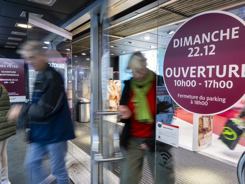 Genève accepterait l'ouverture des magasins deux dimanches par an