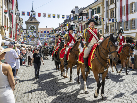 La bataille de Morat (FR) commémorée par 5000 personnes