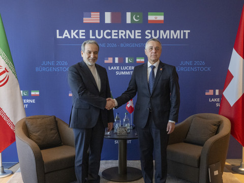 Cassis rencontre son homologue iranien au Bürgenstock (NW)