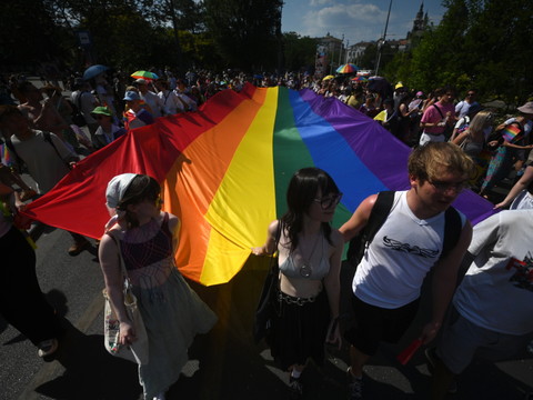 A Budapest, première Pride de l'après Orban, sous la canicule