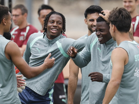 Entraînement au complet pour l'équipe de Suisse à San Diego