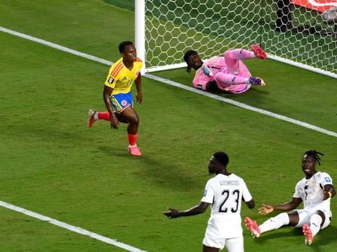 La Colombie élimine le Ghana et prend rendez-vous avec à la Suisse