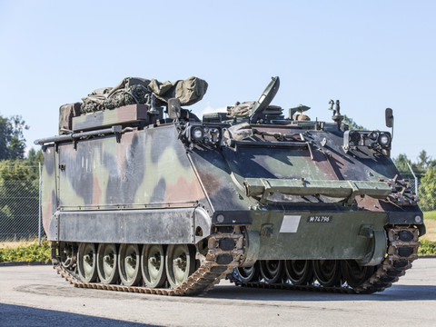Une partie de la flotte des chars M113 à nouveau opérationnels