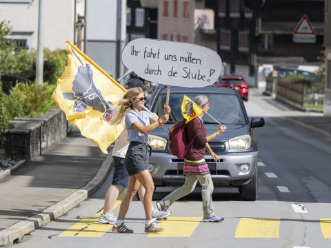 Une action contre le trafic de vacances et de transit à Amsteg (UR)