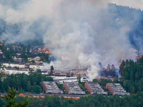 Norvège: un suspect identifié après un incendie de grande ampleur