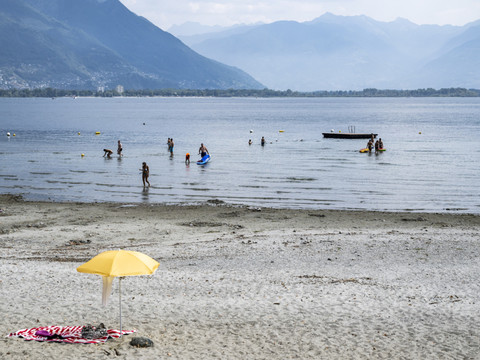 Le niveau du lac Majeur au plus bas