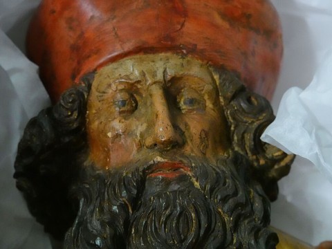 Baltschieder: le Musée alpin de Berne restitue la statue d'un saint