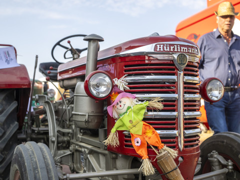 Des centaines de vieux tracteurs admirés à Vucherens (VD)