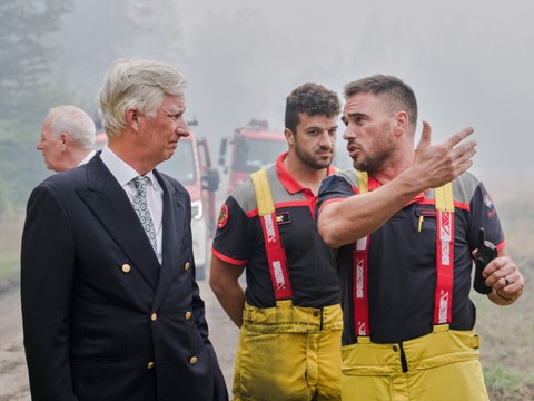 L'incendie en Belgique ne s'étend plus