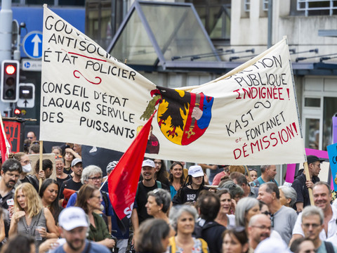 La nouvelle grève de la fonction publique mobilise moins à Genève