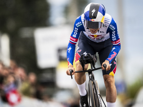 Primoz Roglic au départ de la Vuelta malgré son récent accident