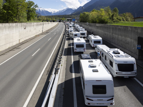 Valais: une seule aire d'accueil de transit pour les gens du voyage