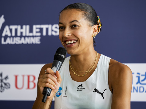 La reine d'Athletissima, c'est Audrey Werro