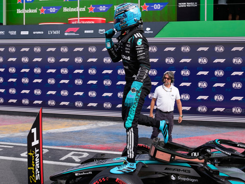 Russell décroche la pole du sprint à Zandvoort