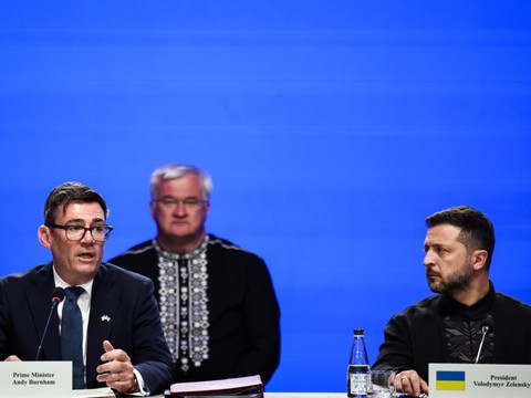 Les alliés européens affichent leur soutien à l'Ukraine