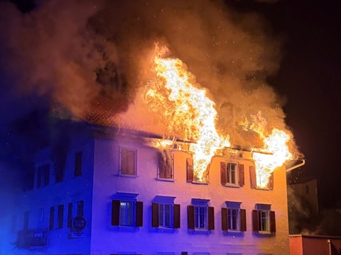 Une personne en détention après l'incendie meurtrier de Thusis (GR)