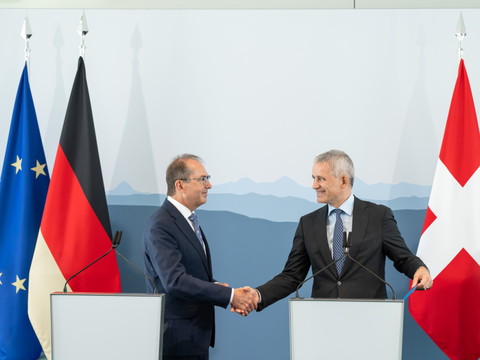 Beat Jans rencontre le ministre allemand de l’intérieur à Chiasso