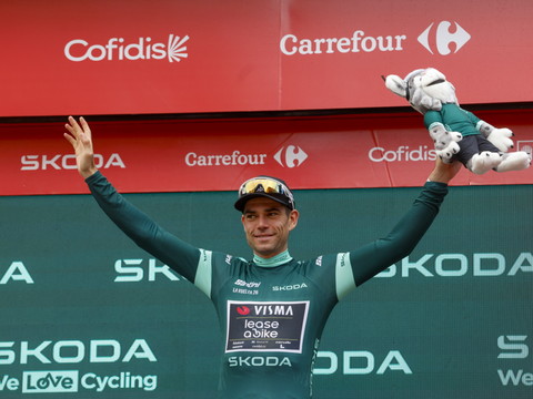 Wout Van Aert remporte la 13e étape de la Vuelta