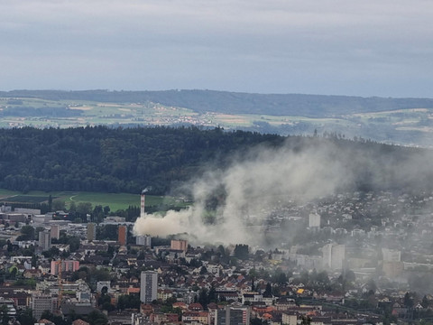 Un incendie dans un centre de tri près de Bienne