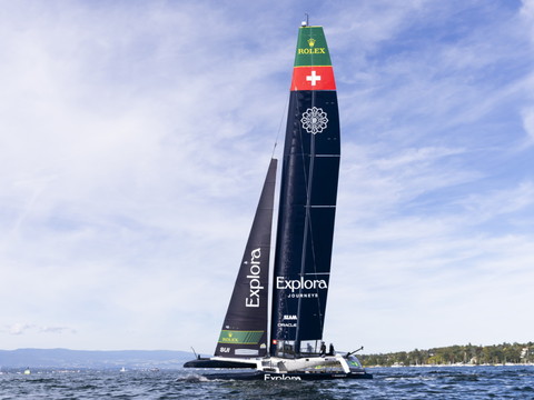 Les Suisses au pied du podium au SailGP de Genève