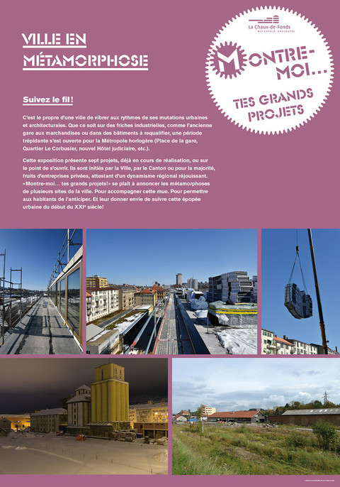 Une des affiches de Montre-moi... tes grands projets.