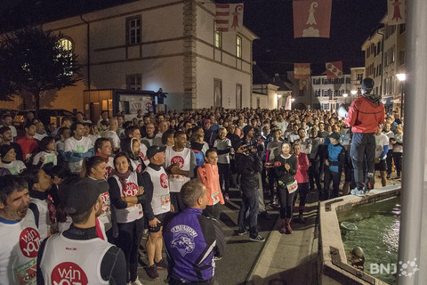 La foule a participé à Wake up and run à Delémont