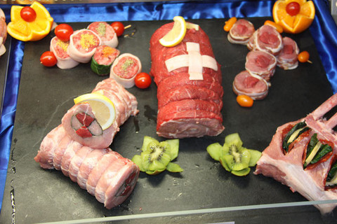 La réalisation de Jean Bangerter a été saluée par le public et le jury du 5e Concours romand des apprentis bouchers-charcutiers