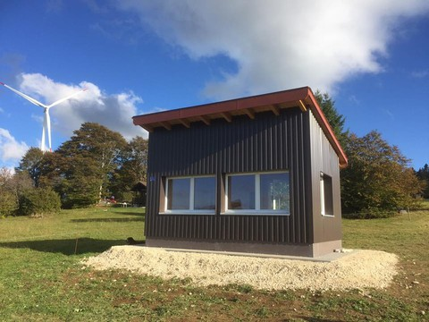 Téléski des Breuleux station d'arrivée