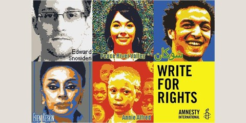 La campagne d'Amnesty International vise à défendre les victimes de violation des droits humains (photo: www.amnesty.ch)
