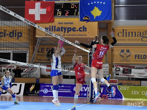 La Slovène Valentina Zaloznik a été la meilleure joueuse du VFM jeudi soir (photo : Georges Henz)