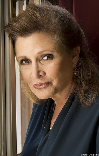 L'actrice Carrie Fisher en 2013. (photo: wikipédia)