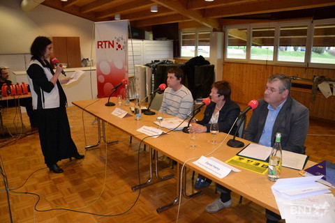 De gauche à droite: Jan Villat (JLR), Marianne Desbeoufs (PDC), Daniel Henry (GDIV)
