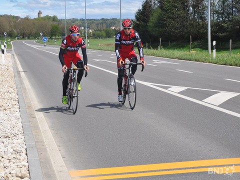 Cadel Evans et Steve Morabito